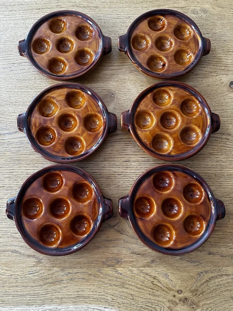 Lot de 6 coquilles St Jacques céramique - Vintage : Achat occasion | Ustensiles de cuisine Emile Henry Très bon état