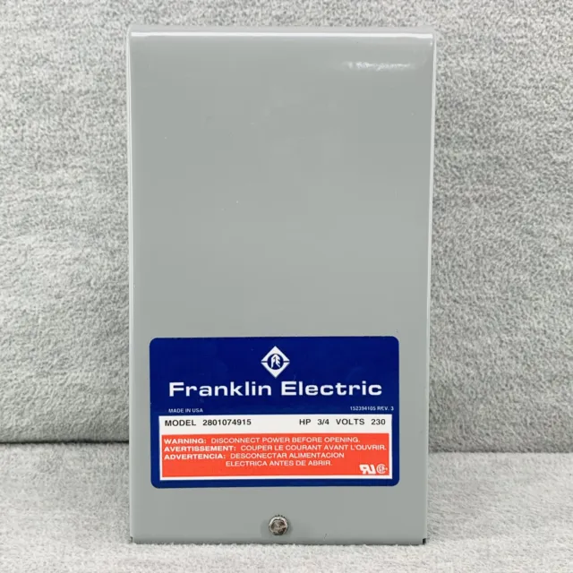 Franklin Electric  2801074915 - 3/4 Hp 230V Submersible Motor Control Box   N