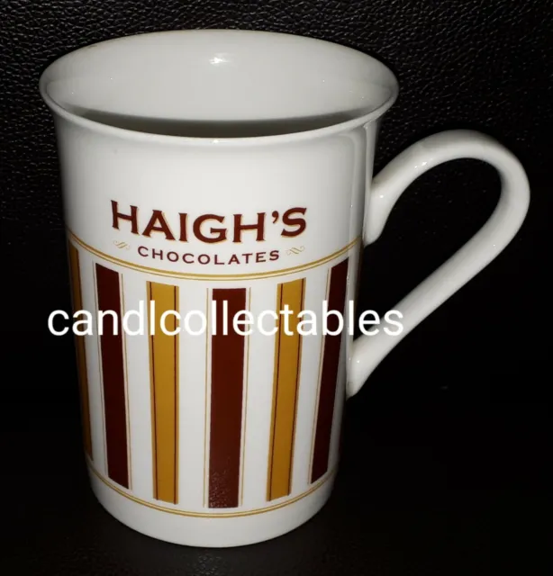 Rare Collectable Haigh's Chocolates Coffee Mug Used Condition - Crack In Handle