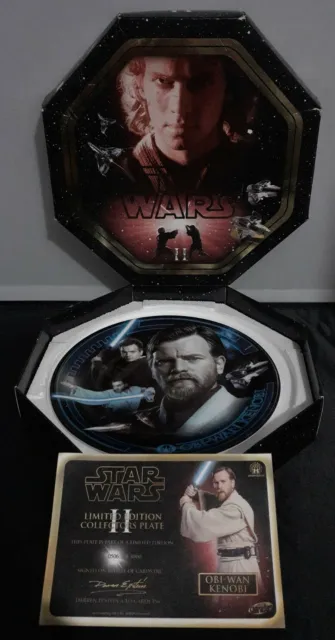 Star Wars Limited Edition Obi Wan Kenobi Plate