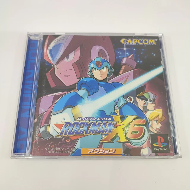 Rockman X6 Boxed Playstation 1 PS1 Japan Japanese Game
