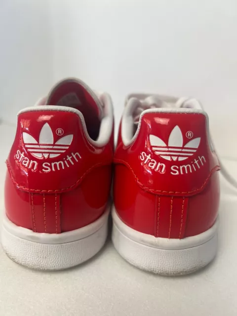 Adidas Originals Stan Smith red Patent Size 7