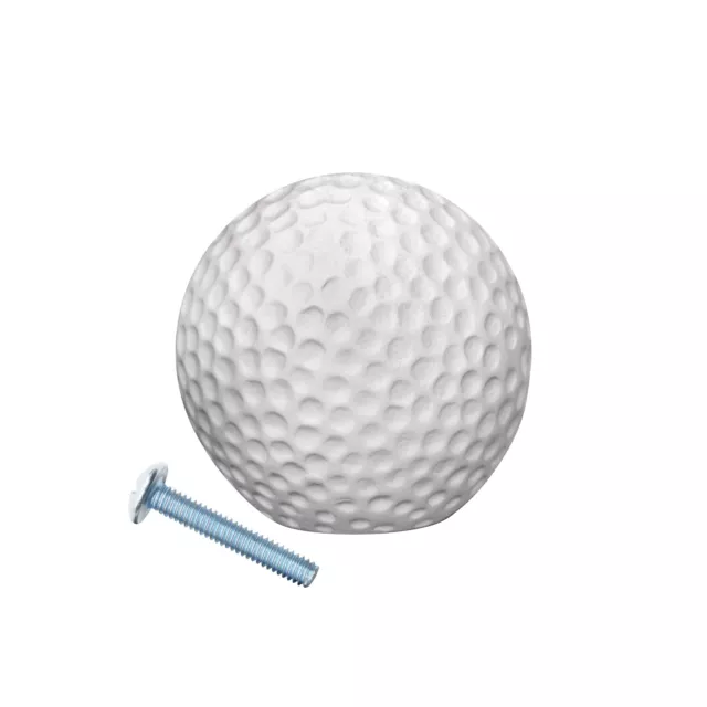 10x Team Collection Golf Ball Sport Cabinet Hardware Drawer Door Knob 1-1/4"