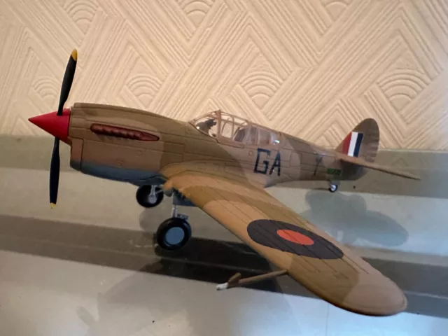 Replica Model WW2 Aircraft - P40 KITTYHAWK Mk 1 RAF 112 Sqn Scale 1:48 - B136