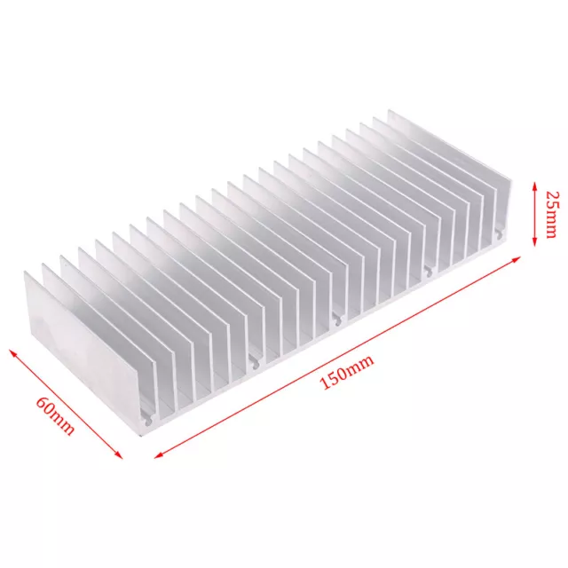 150x60x25mm Radiator Aluminum Heatsink Extruded Heat sink for LED Electronic ZDP 2