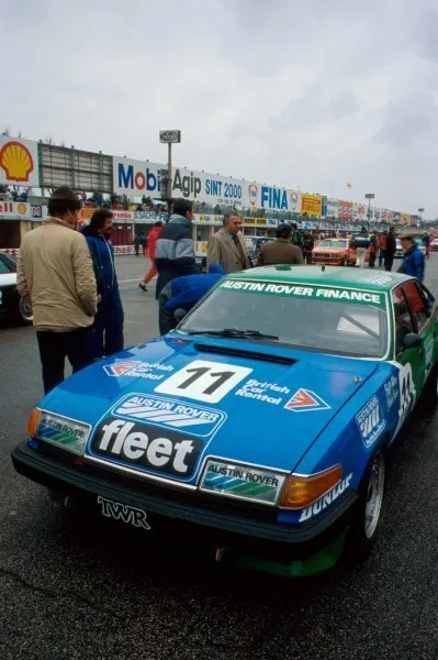 Steve Soper Jeff Allam TWR Rover Vitesse Touring Car 1984 Motor Racing Old Photo