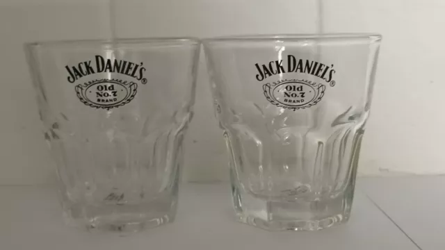 Pair of Jack Daniels " Old no7 Whisky Glass Tumblers "