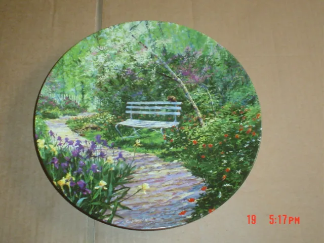 W S George Fine China Collectors Plate THE WOODLAND GARDEN