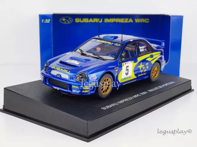 Slot car scalextric AUTOART 13001 - Subaru Impreza WRC #5 2001 Rally Portogallo