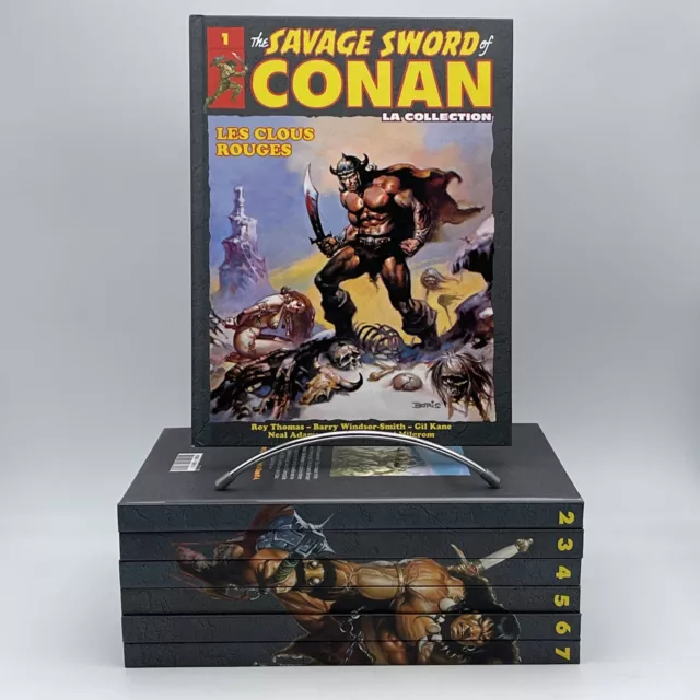 The Savage Sword Of CONAN , La Collection Hachette , Tomes 1 à 7