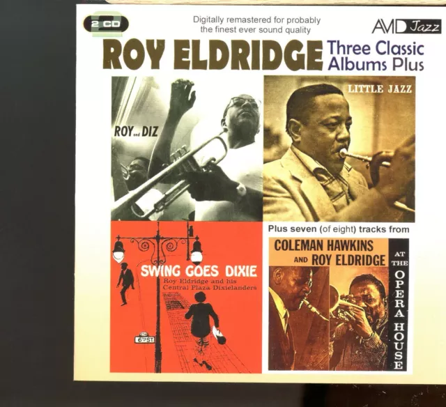 Avid Jazz - Roy Eldridge - Three Classic Albums Plus - 2CD - MINT