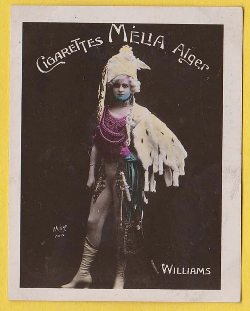 Cigarettes Melia Algeria Tobacco Card Tirage K - Williams - Walery Paris