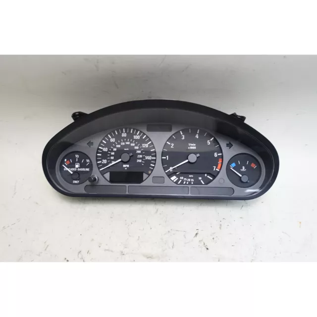 Damaged 1997-1999 BMW E36 3-Series Instrument Gauge Cluster Speedo Tach OEM