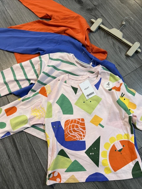 Next girls long sleeve tops bundle age 4-5 BNWT