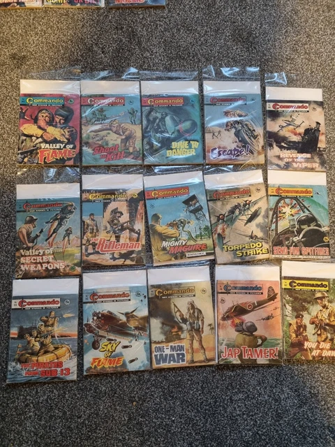 15 Commando Comics 548-600 Lot 46