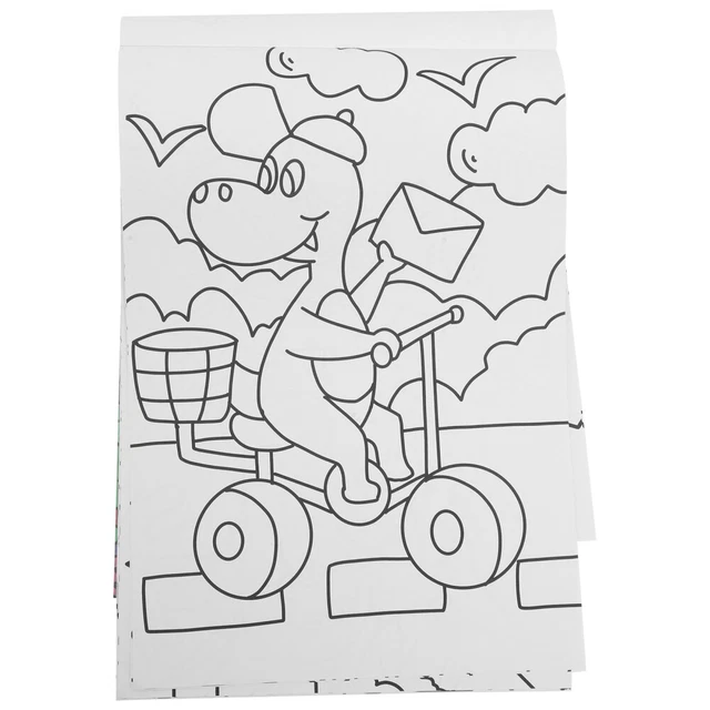 Yueser 20 Borsette da Colorare, Borsa Graffiti DIY,Tote Te per Babini