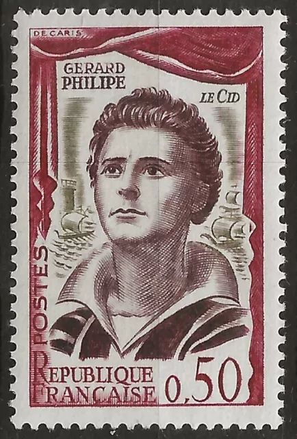 N° 1305**  Serie Comediens Francais - Gerard Philipe