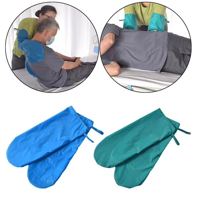 2 piezas Guantes Hoja de Diapositiva Ayuda Reutilizable Liso