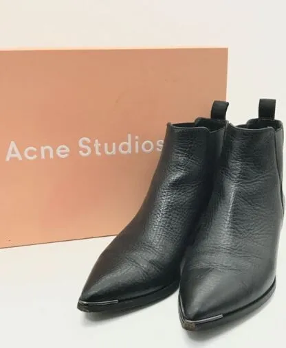 Acne Studios Leather Boots Chelsea boots black size 36 with box Women JAPAN