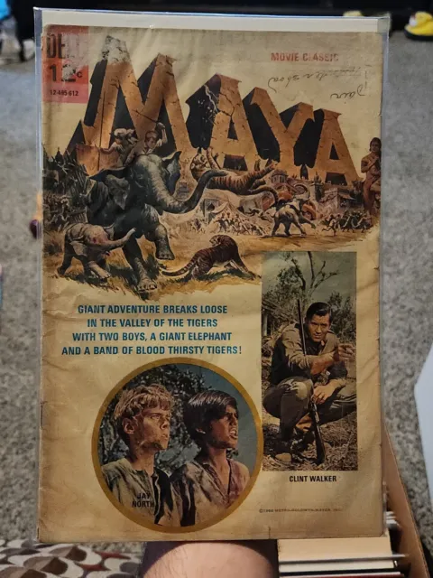 MAYA MOVIE CLASSIC with photo cover CLINT WALKER and JAY NORTH BIN1