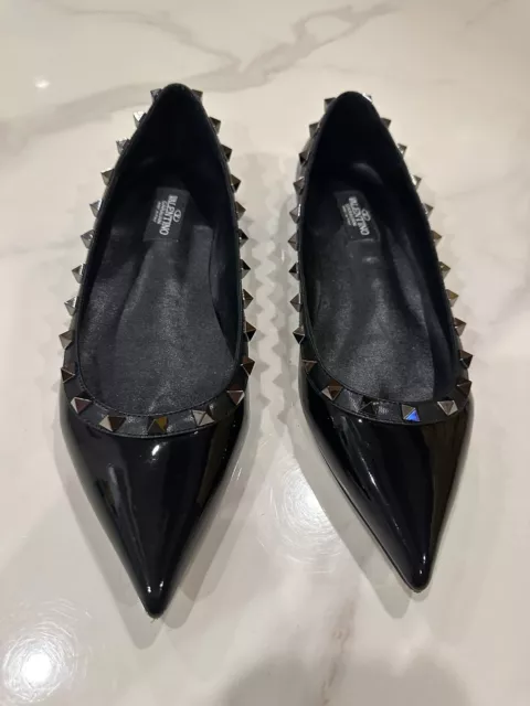 Valentino Garavani Rockstud Flat Shoes  Size40