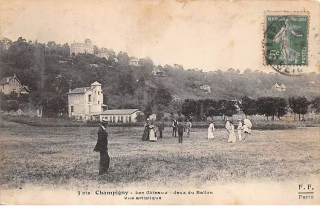 94.AM19254.Champigny sur Marne.N°3 bis.Les Côteaux.Jeux de ballon.Vue artisti