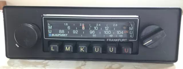 Autoradio Blaupunkt Frankfurt Super Arimat 37 645 mit Blende Oldtimer Vintage