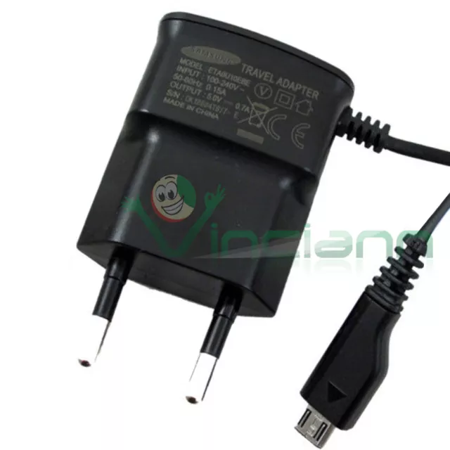 Caricabatterie ORIGINALE SAMSUNG per HTC ONE A9 alimentatore casa OSC