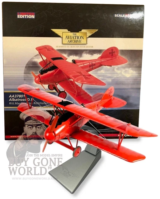 Modèle Réduit Avion Albatros D.V Corgi 1/48 - Édition Limitée Jasta 5 - Neuf Dans Sa Boîte