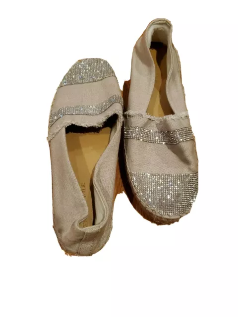 Kendall Kylie Rhinestone Platform Espadrilles