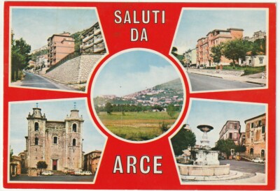 SALUTI DA AUSONIA 8556 3 VEDUTINE. FROSINONE 