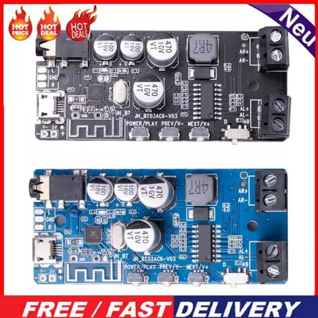 Power Amplifier Audio Stereo Wireless Music Player Sound Card AMP Board