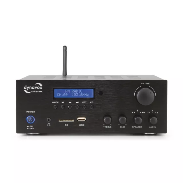 Amplificateur stéréo VT-80 MK avec Bluetooth - Dynavox