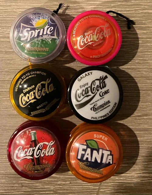 LOT OF 6 coca cola yo yo Master - Galaxy - Limited Edition NEW  PACK -genuine