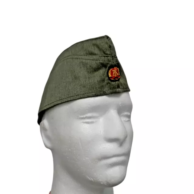 GENUINE ORIGINAL EAST German NVA Side Cap Garrison Hat Army Police ...