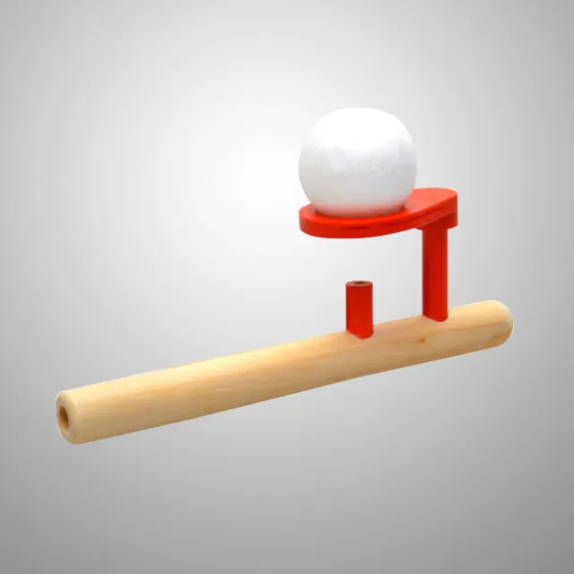Giochi classici in legno per bambini palla galleggiante per tubi giocattolo soffiare