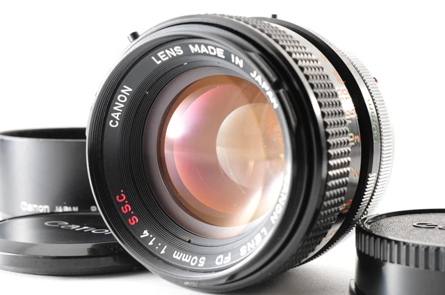 CANON NEW FD 50mm f/1.4 NFD Manual Focus Lens with Fotga FD-NEX