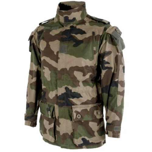 ORIGINAL FRENCH ARMY Smock Field Jacket Parka BDU CCE Camo Chaude