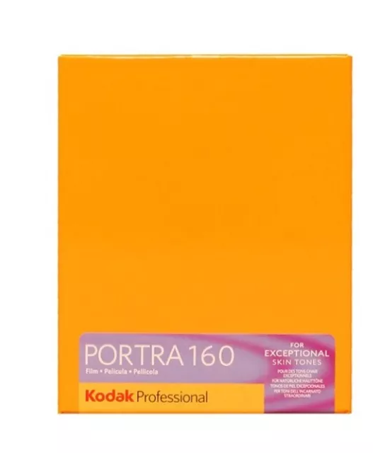 Film couleur Kodak Professional Portra 400 4 x 5" - 10 feuilles - Daté 04/2008