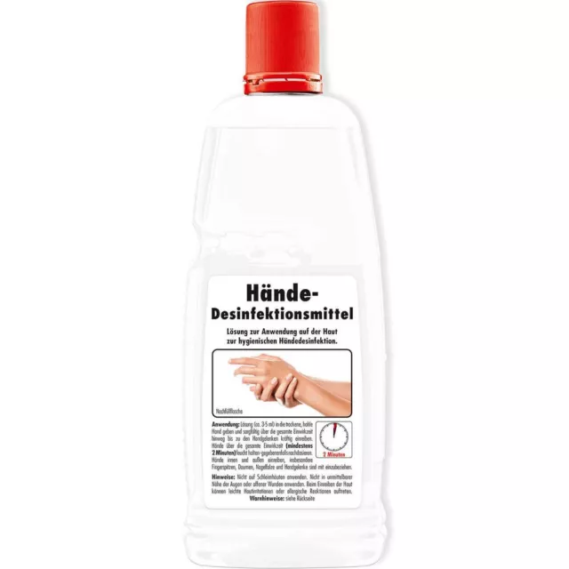 SONAX Hand Desinfektionsmittel / Desinfektion (1Liter / Flasche)