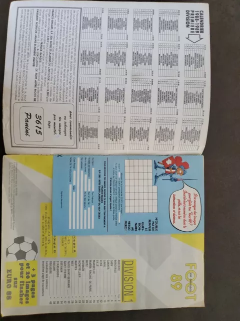 panini football 1989, Album complet Très Bon Etat 3