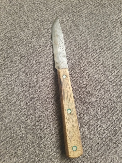 Vintage Case Xx 421 Cp Kitchen Parring Knife - Solid