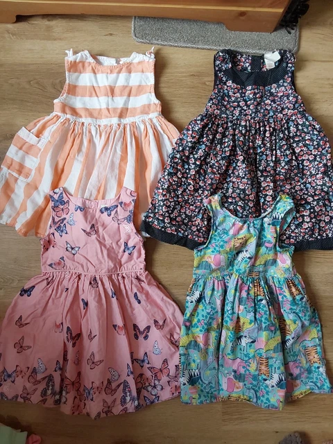 Girls Age 3-4 Years Colourful Summer Dress Bundle