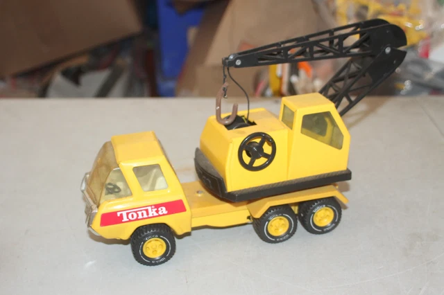Jouet ancien tôle camion grue Strenco 60/70 vintage Non