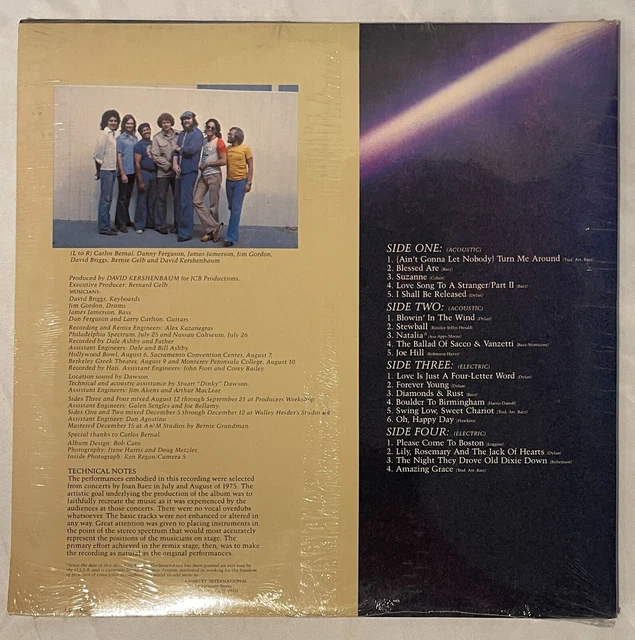 Joan Baez - From Every Stage FACTORY SEALED Original Pressing 2xLP SP3704 Folk 2