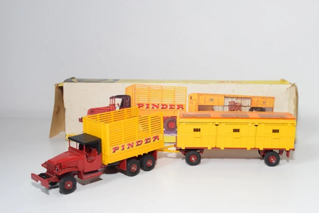 DINKY TOYS TIMON attache remorque JAUNE GMC PINDER REF 881 plastique jaune EUR 24,99 - FR