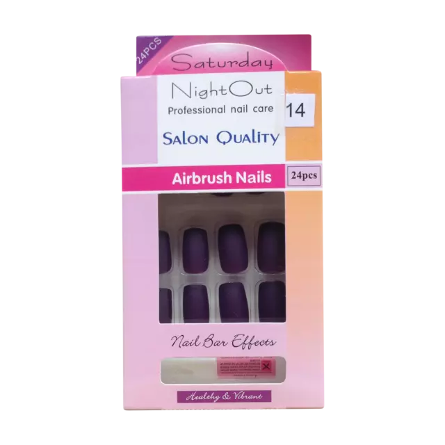 False Nails Oval Short Natural Indigo Purple Blue Acrylic Navy Color Nail Tips