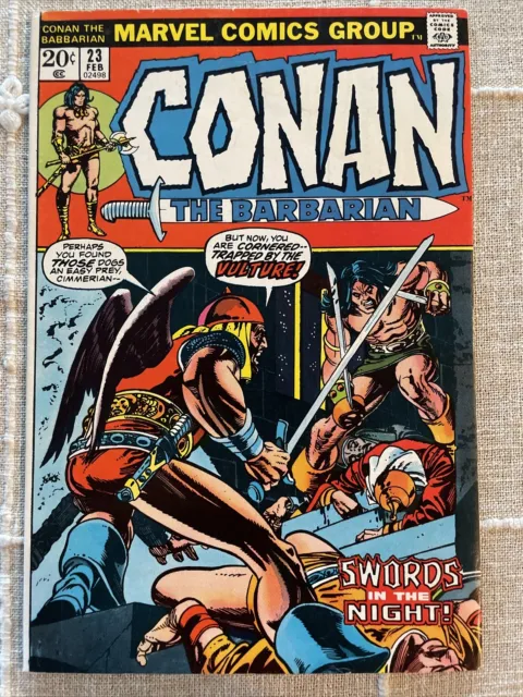 Conan The Barbarian #23 FN/VF Marvel 1972, Barry Windsor-Smith, 1st Red Sonja