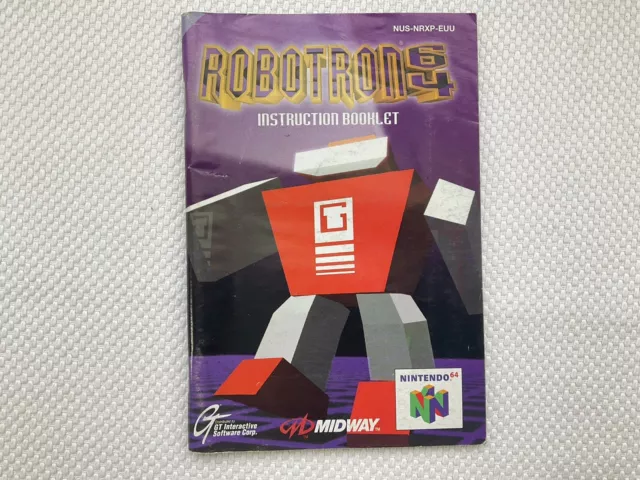 Manual Robotron 64 Nintendo 64 N64 Nus-Nrxp-Euu Pal Es 2
