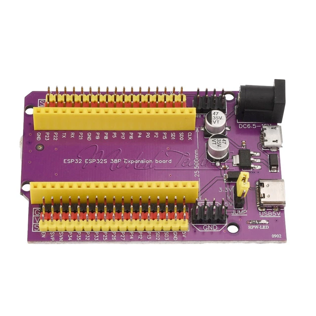 ESP32 ESP32S EXPANSION Board For CP2102 ESP32-DevKitC-32 ESP-WM-32 Dev ...